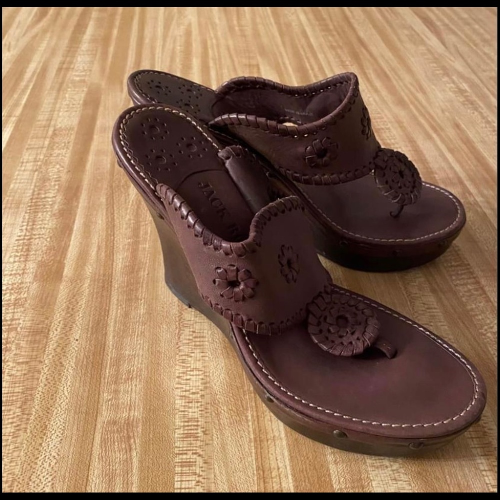 Brown Boutique Sandal Wedges